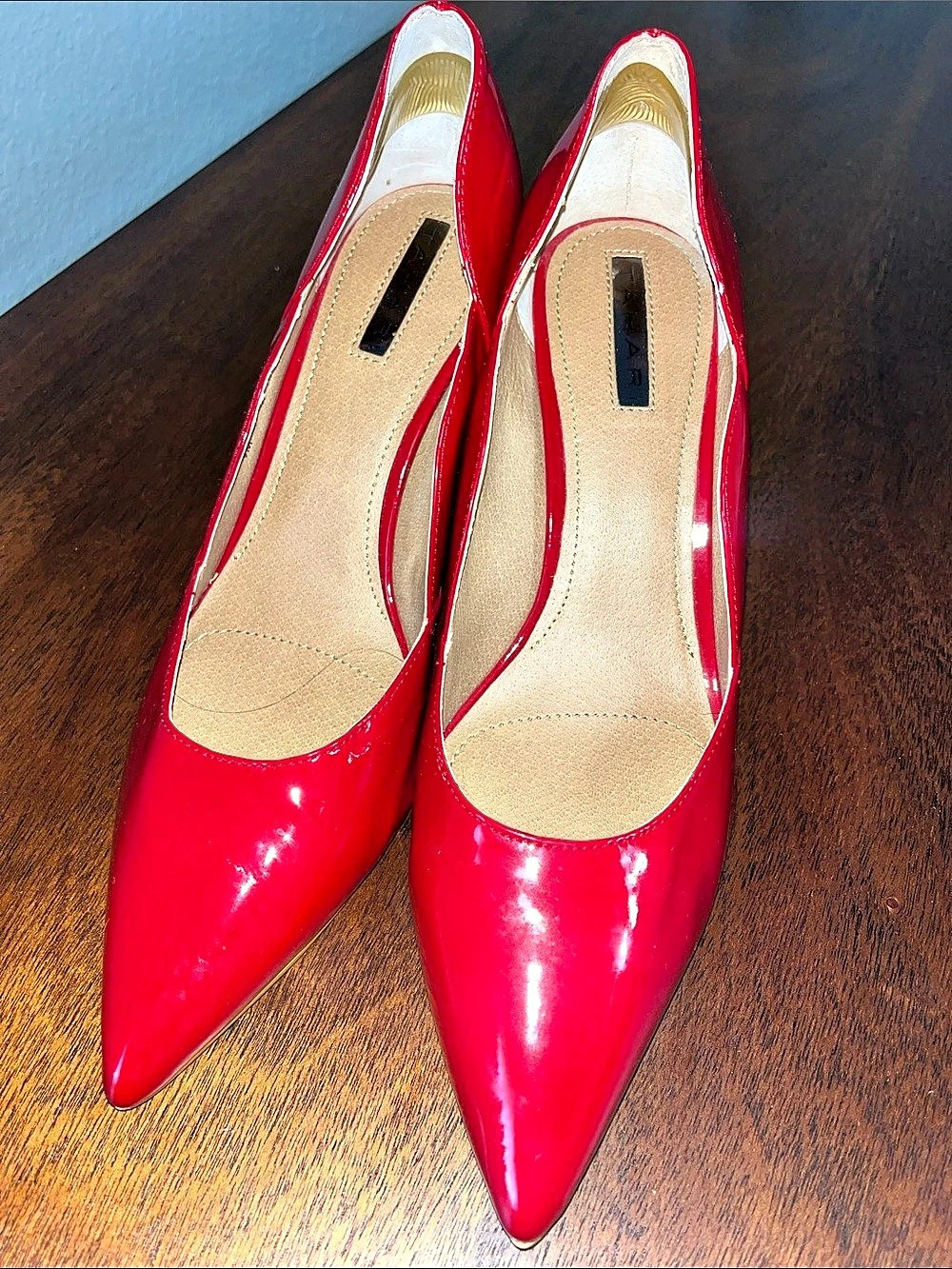 Tahari Patent Pointed-Toe Heels 9